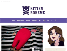 Tablet Screenshot of kittenboheme.com